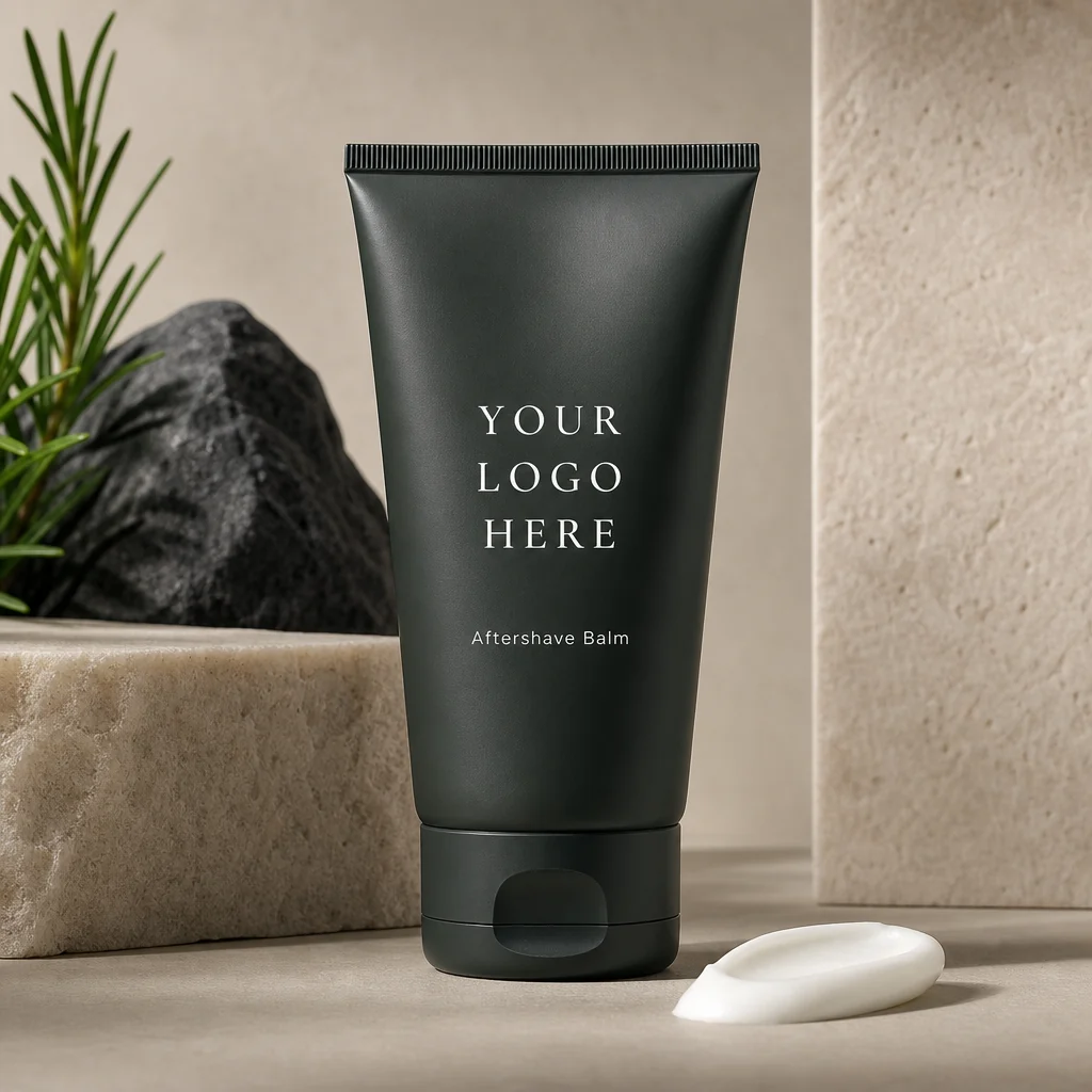 Generic private-label mockup for Aftershave Balm